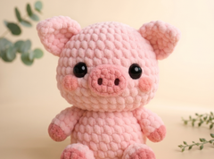 Pig Amigurumi Crochet Pattern – Piggy Puff
