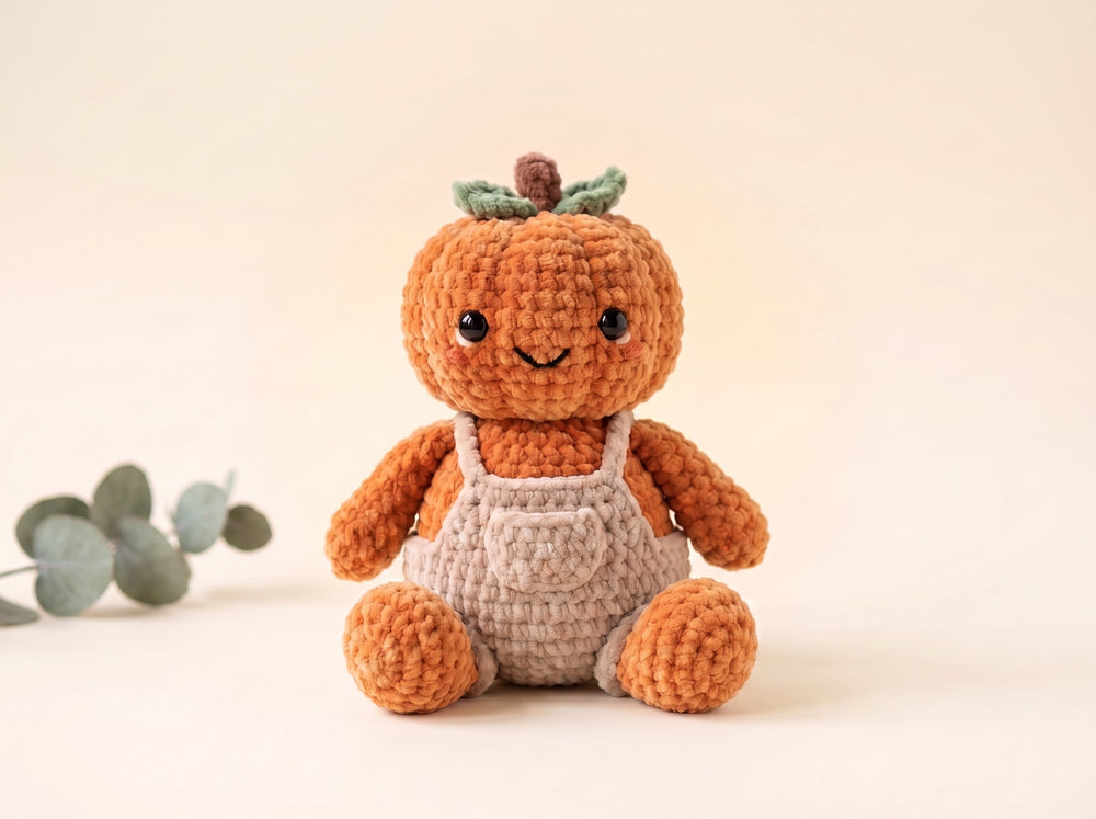 Crochet Doll Pattern – Mr. Pumpkin Man