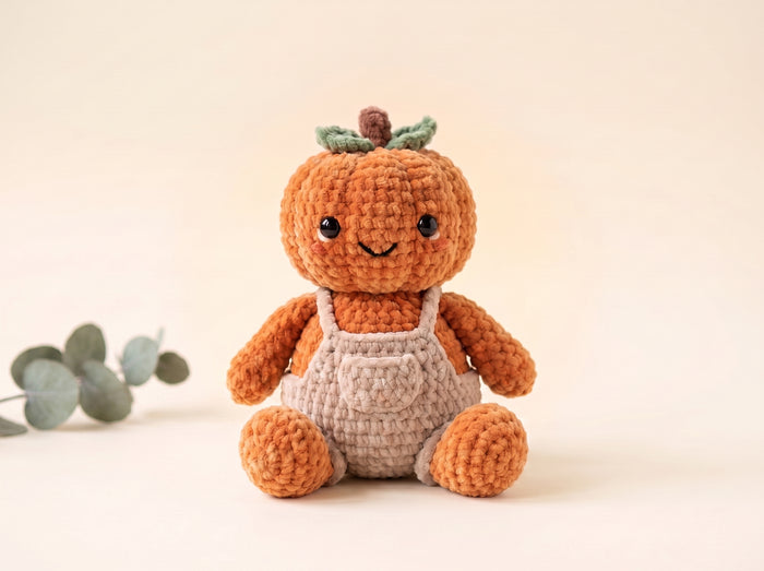 Crochet Doll Pattern – Mr. Pumpkin Man