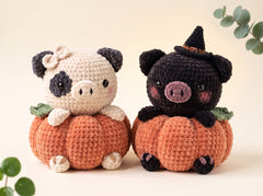 Pumpkin Piglet Crochet Pattern – Willa and Nox