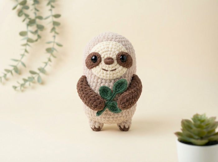 Sloth Amigurumi Crochet Pattern — Sage