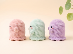 Crochet Ghost Pattern — Boo Crew Trio