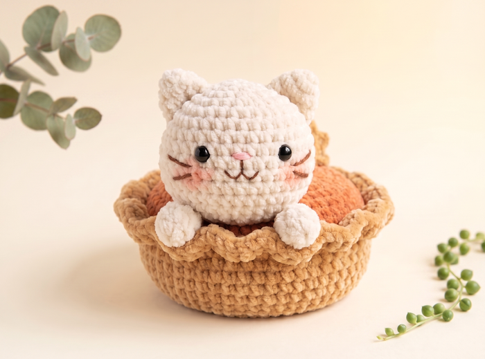 Pumpkin Pie Kitten Crochet Pattern – Pumkitty