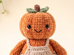 Crochet Doll Pattern – Mr. Pumpkin Man