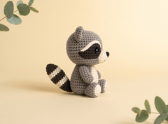Crochet Raccoon Pattern – Bandit Baby Amigurumi