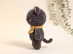 Black Cat Crochet Pattern – Cuddly Amigurumi Plush