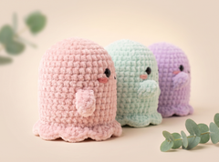 Crochet Ghost Pattern — Boo Crew Trio