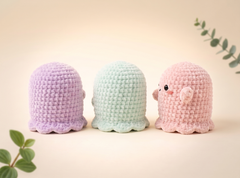 Crochet Ghost Pattern — Boo Crew Trio