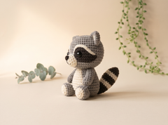 Crochet Raccoon Pattern – Bandit Baby Amigurumi