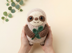 Sloth Amigurumi Crochet Pattern — Sage