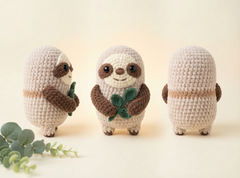 Sloth Amigurumi Crochet Pattern — Sage